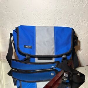 Timbuk2 Blue and Grey Messenger Bag